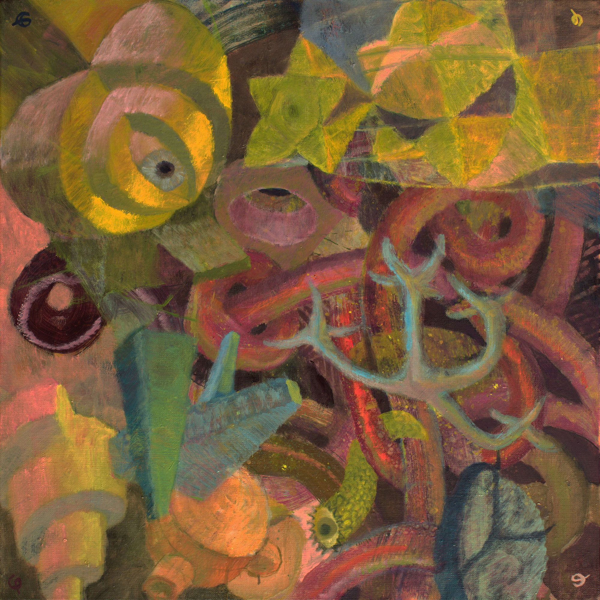 Holotrope -study, 2022, 73x65cm, 777 EUR