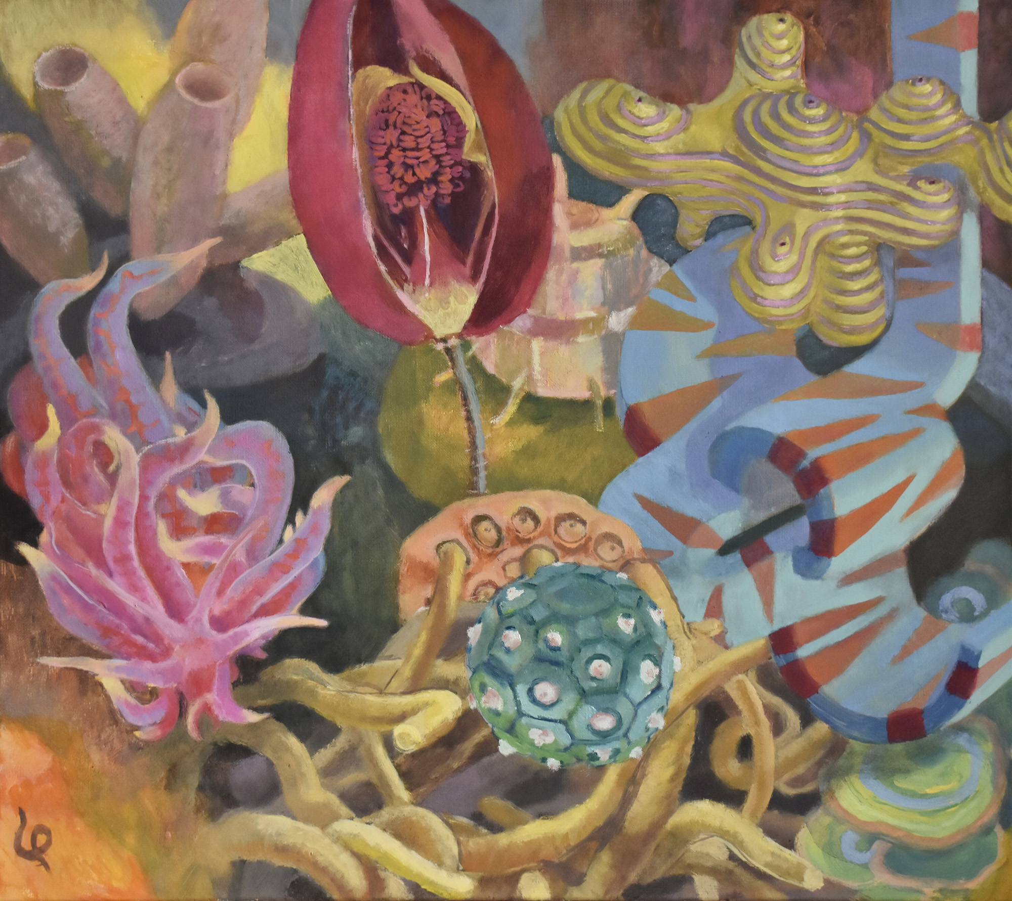 Holotrope -study, 2022, 73x65cm, 777 EUR